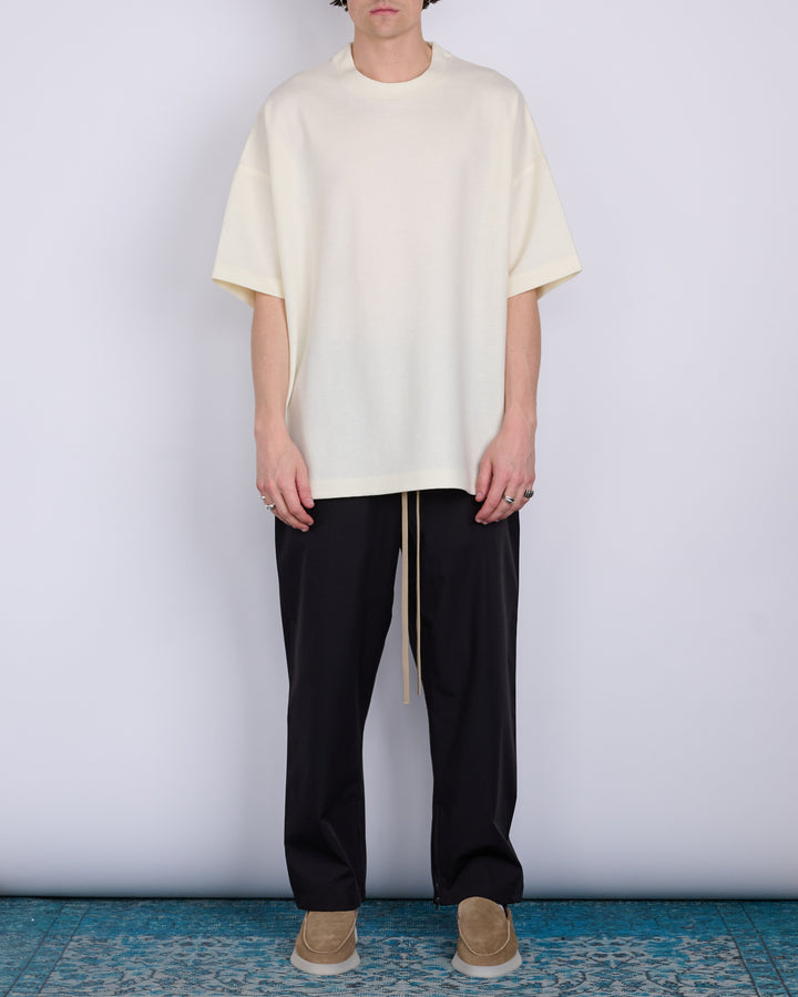 Fear of God Short Sleeve Boiled Wool T-Shirt Cream