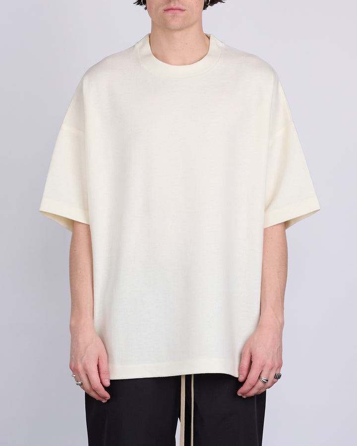 Fear of God Short Sleeve Boiled Wool T-Shirt Cream