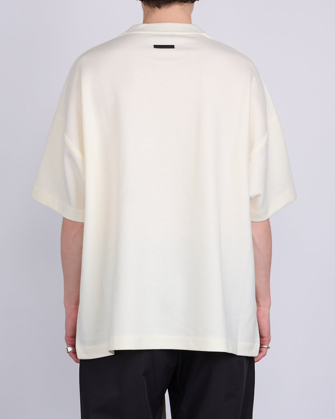 Fear of God Short Sleeve Boiled Wool T-Shirt Cream