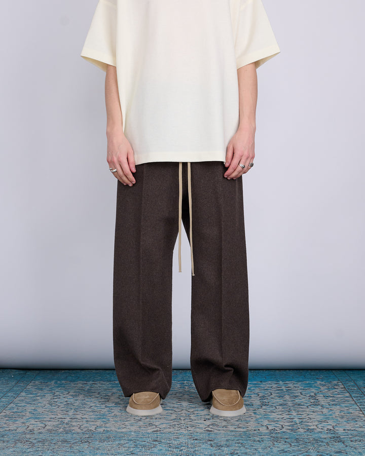 Fear of God Single Pleat Wide Double Cashmere Pant Mocha