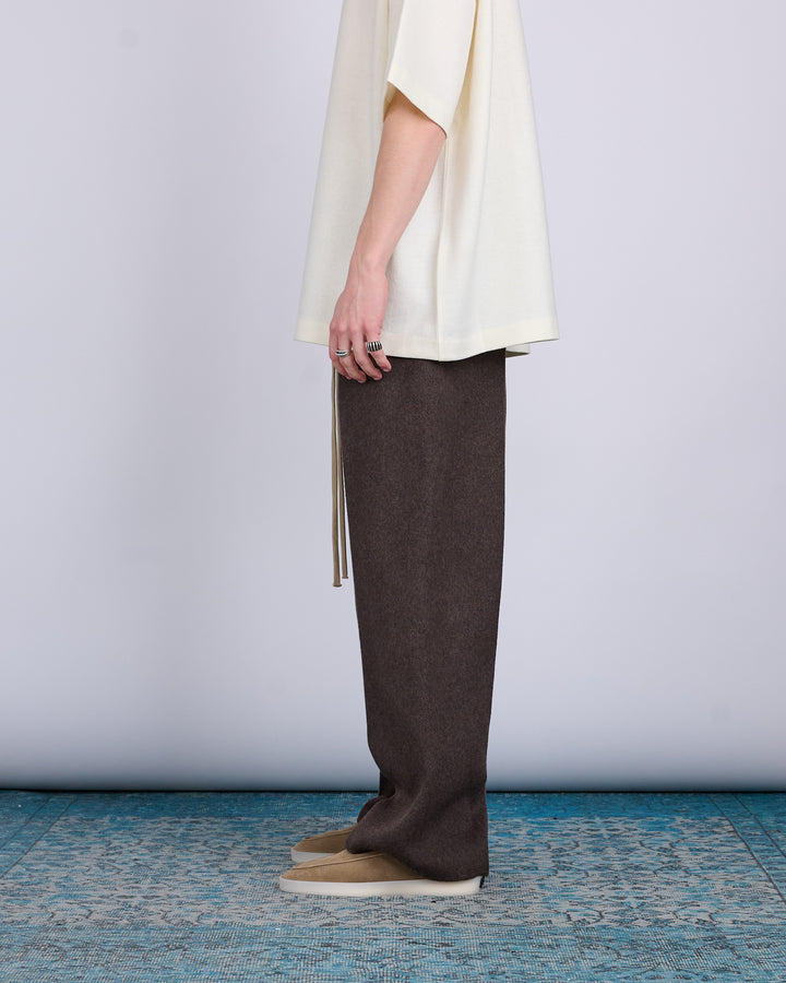 Fear of God Single Pleat Wide Double Cashmere Pant Mocha