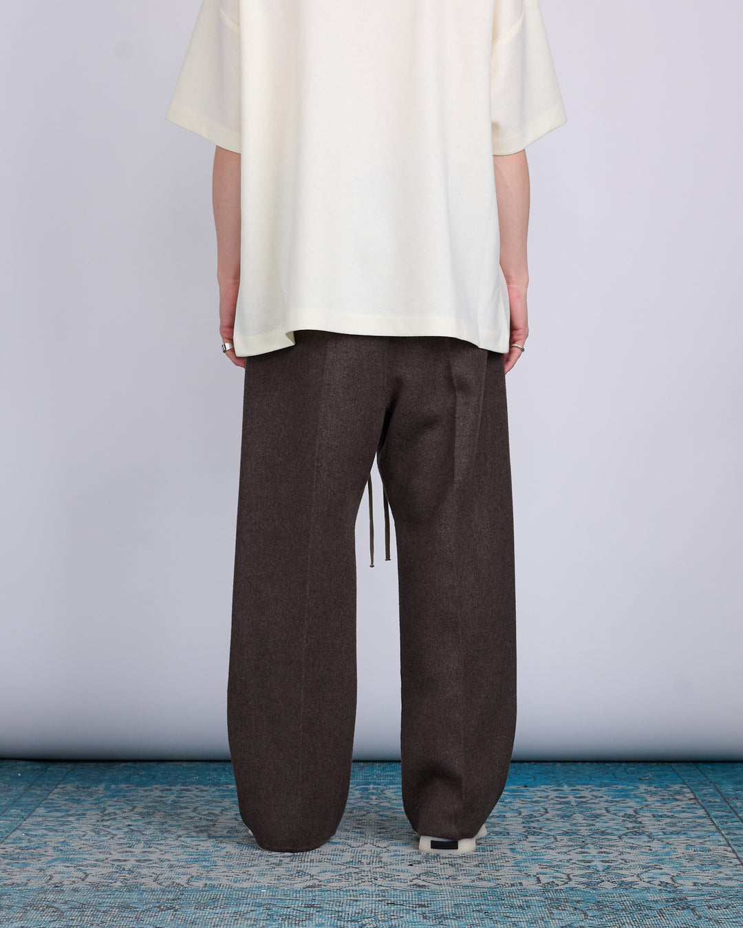 Fear of God Single Pleat Wide Double Cashmere Pant Mocha