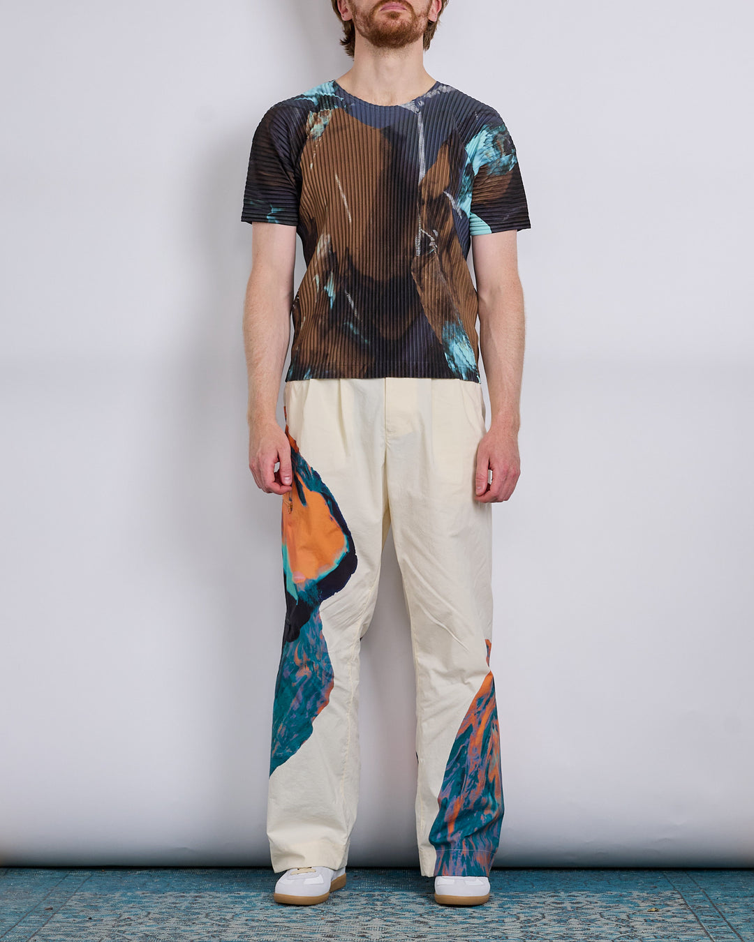 HOMME PLISSÉ ISSEY MIYAKE Agate Belted Pant Green