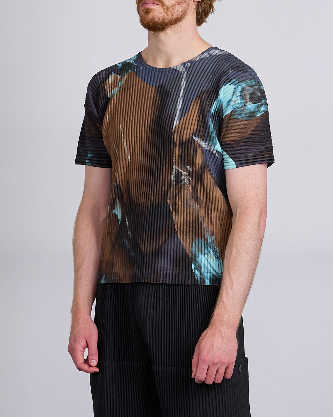 HOMME PLISSÉ ISSEY MIYAKE Agate Pleats T-Shirt Brown