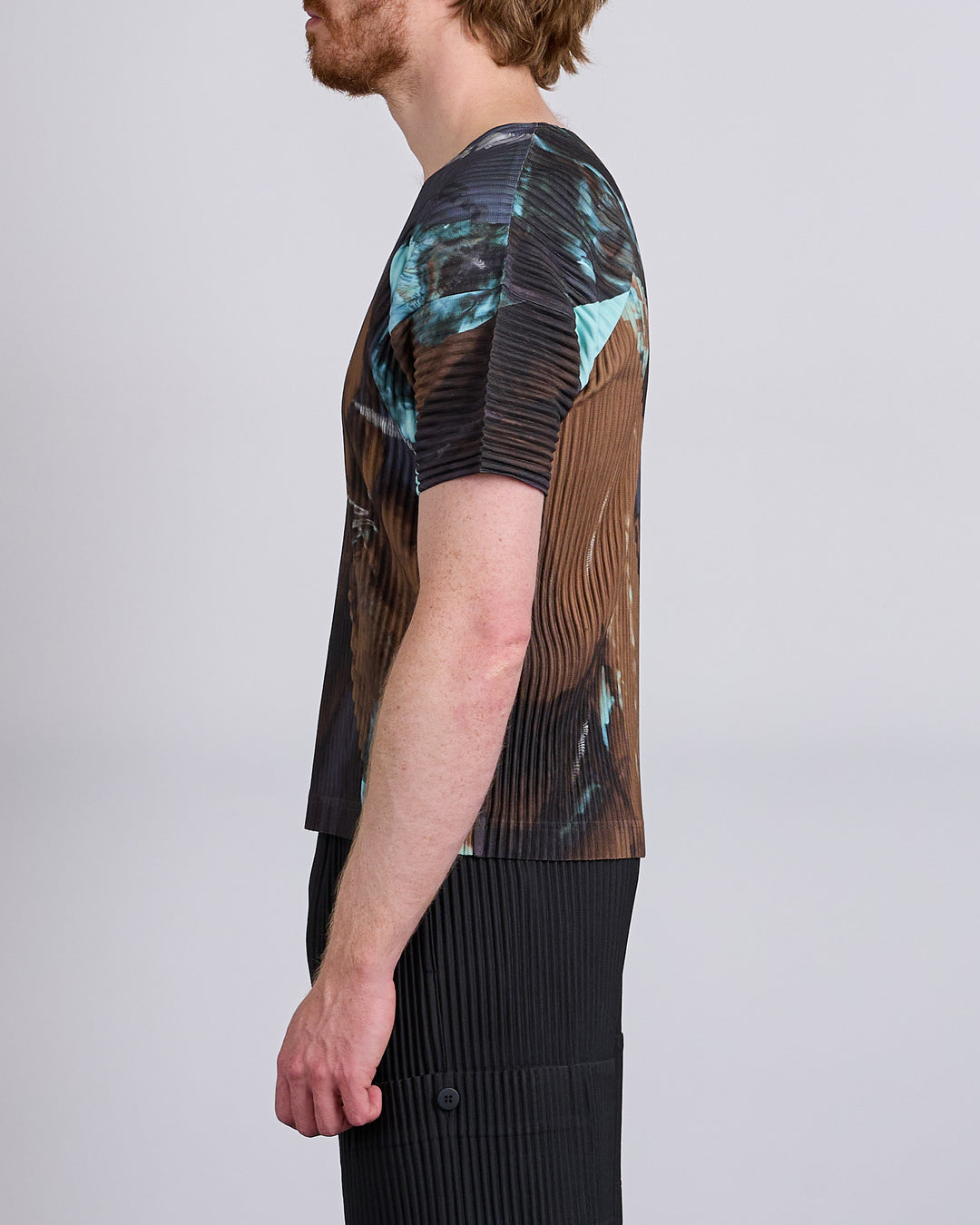 HOMME PLISSÉ ISSEY MIYAKE Agate Pleats T-Shirt Brown