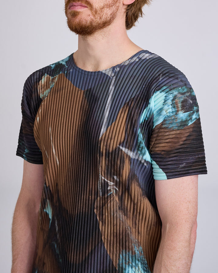 HOMME PLISSÉ ISSEY MIYAKE Agate Pleats T-Shirt Brown