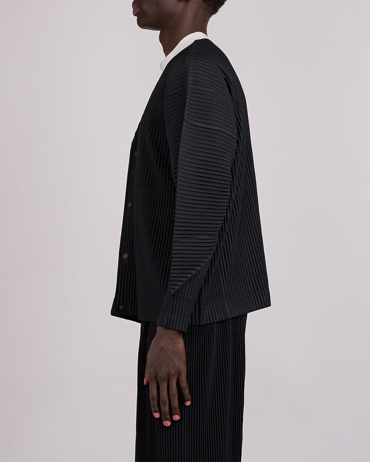HOMME PLISSÉ ISSEY MIYAKE Color Pleats 1 Cardigan Black