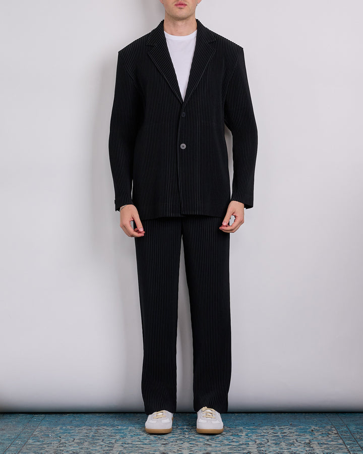 HOMME PLISSÉ ISSEY MIYAKE Kersey Pleats Blazer Black