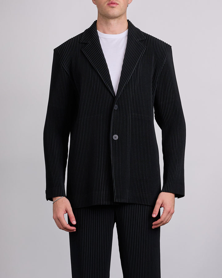 HOMME PLISSÉ ISSEY MIYAKE Kersey Pleats Blazer Black