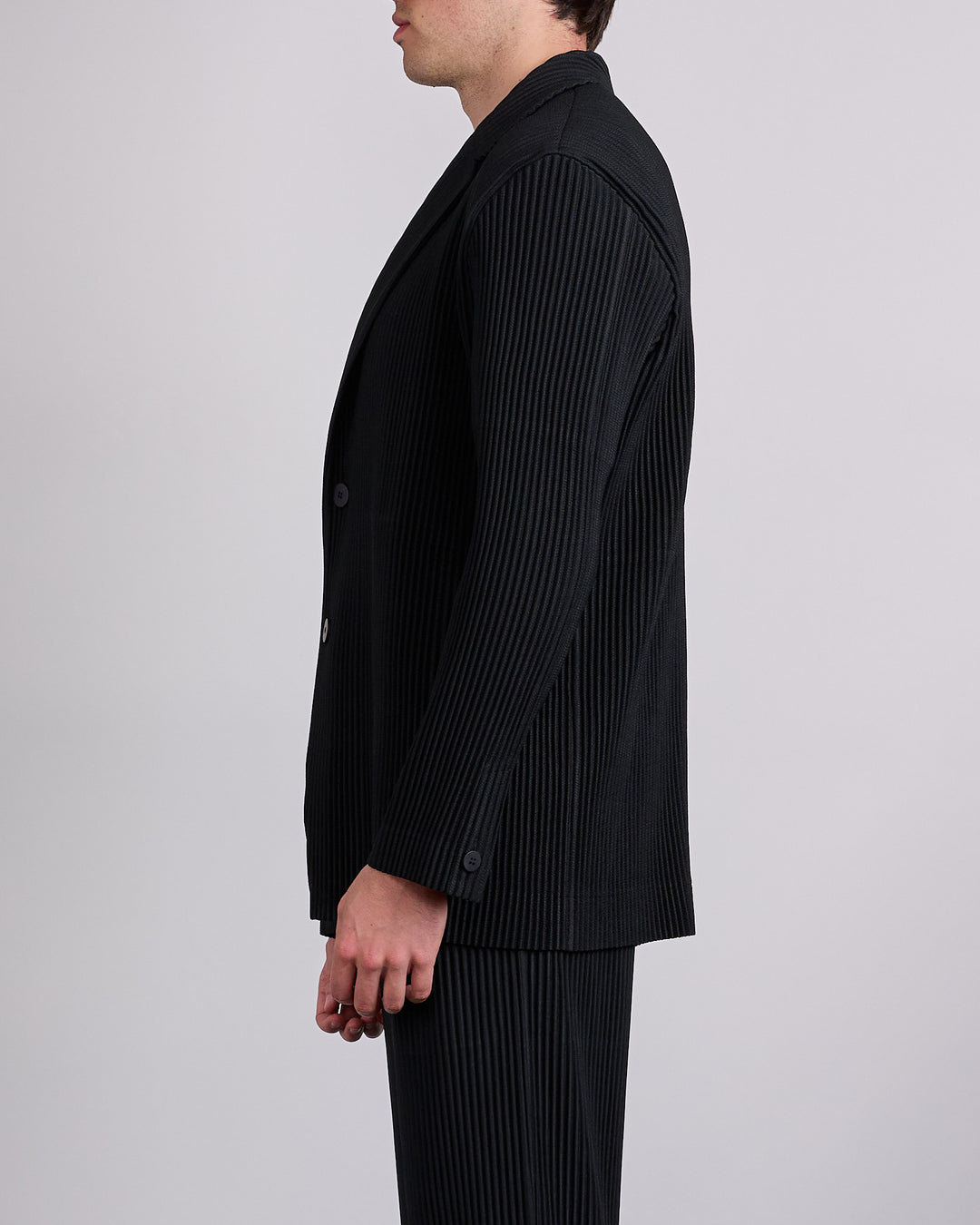 HOMME PLISSÉ ISSEY MIYAKE Kersey Pleats Blazer Black