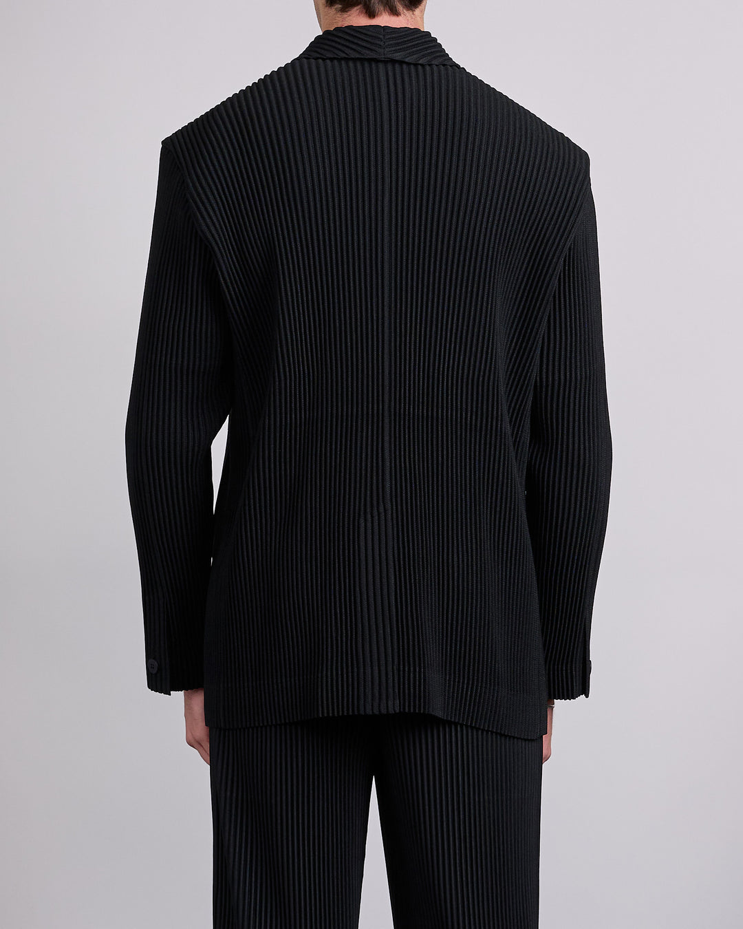 HOMME PLISSÉ ISSEY MIYAKE Kersey Pleats Blazer Black