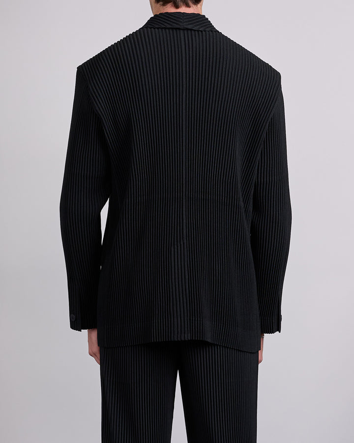 HOMME PLISSÉ ISSEY MIYAKE Kersey Pleats Blazer Black