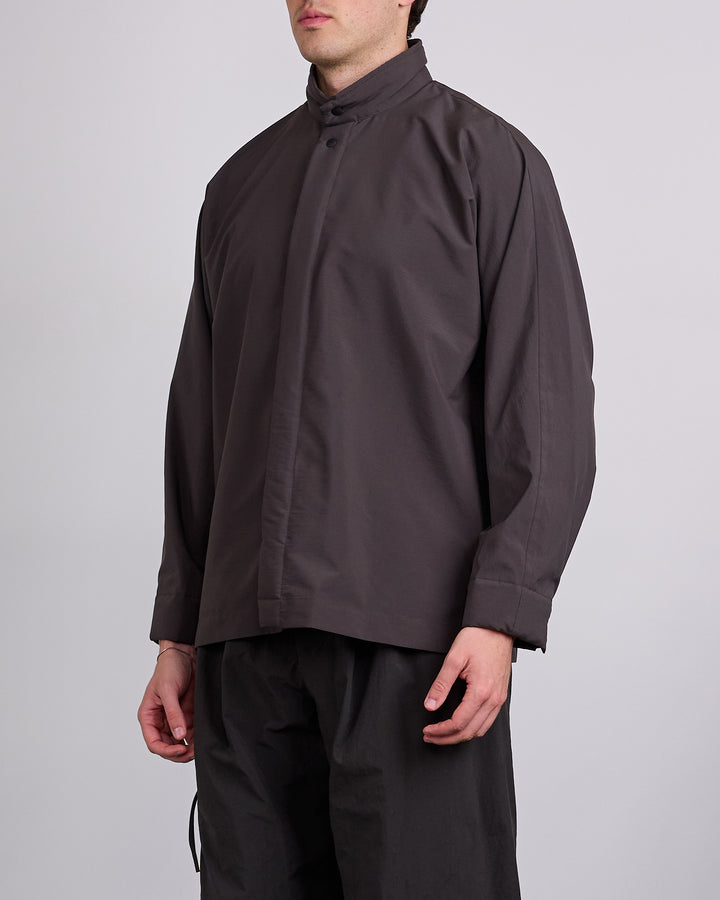 HOMME PLISSÉ ISSEY MIYAKE Padded Rim Button Shirt Brown