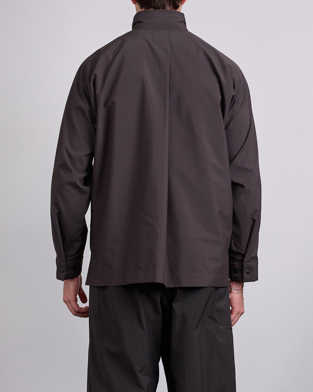 HOMME PLISSÉ ISSEY MIYAKE Padded Rim Button Shirt Brown