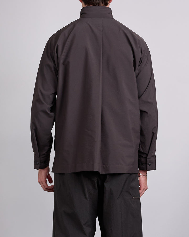 HOMME PLISSÉ ISSEY MIYAKE Padded Rim Button Shirt Brown