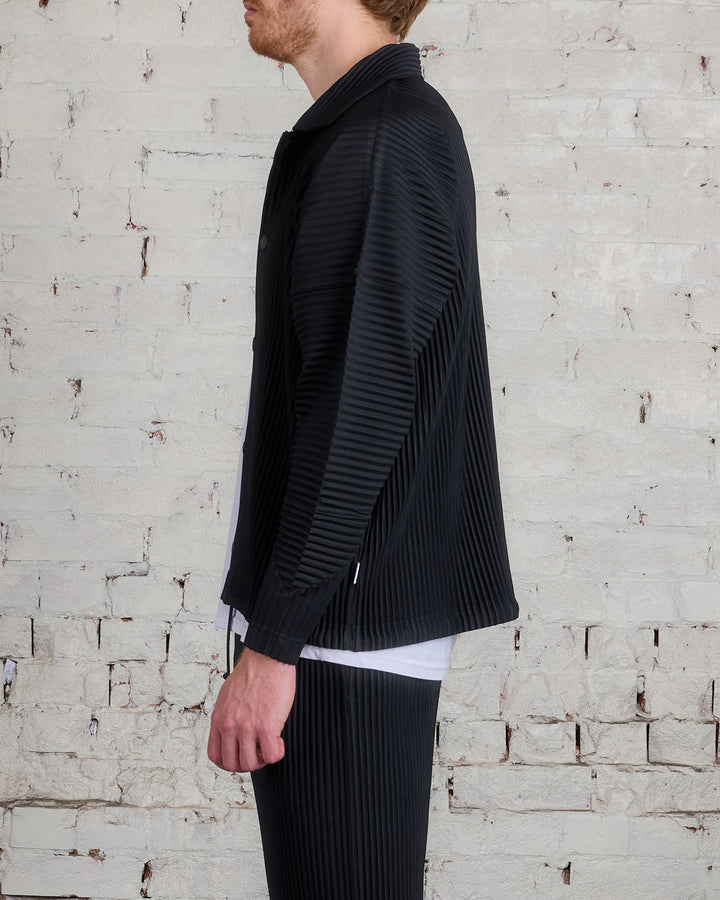 HOMME PLISSÉ ISSEY MIYAKE Pleats August Collar Jacket Black