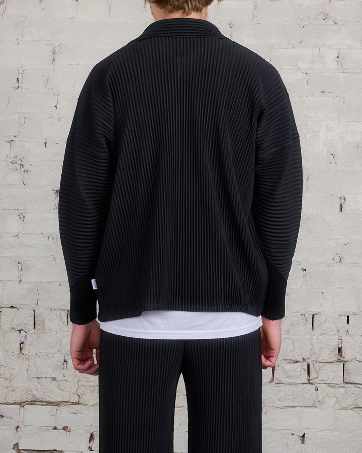 HOMME PLISSÉ ISSEY MIYAKE Pleats August Collar Jacket Black