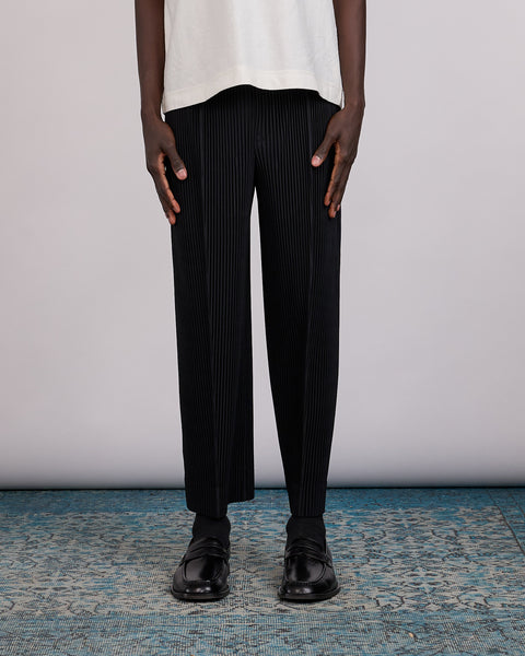 HOMME PLISSÉ ISSEY MIYAKE Pleats January Bias Pant Black – LESS 17