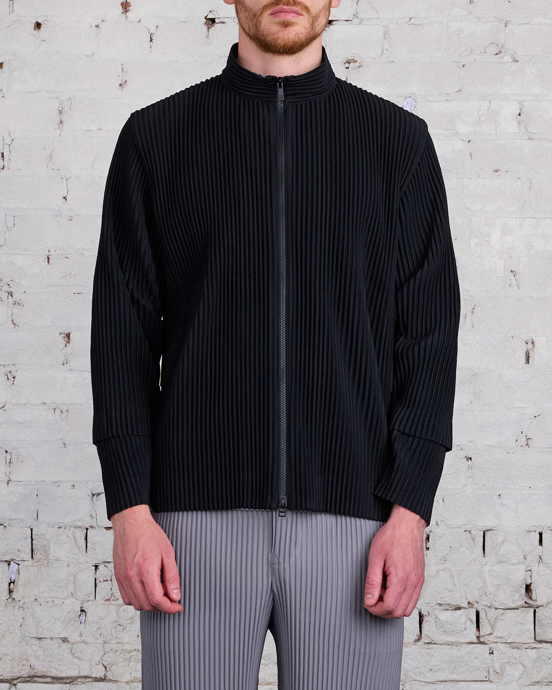 HOMME PLISSÉ ISSEY MIYAKE Pleats June Cargo Jacket Black