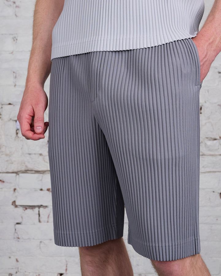 HOMME PLISSÉ ISSEY MIYAKE Pleats May Short Warm Gray