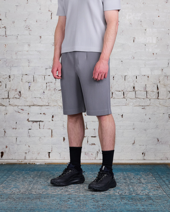 HOMME PLISSÉ ISSEY MIYAKE Pleats May Short Warm Gray