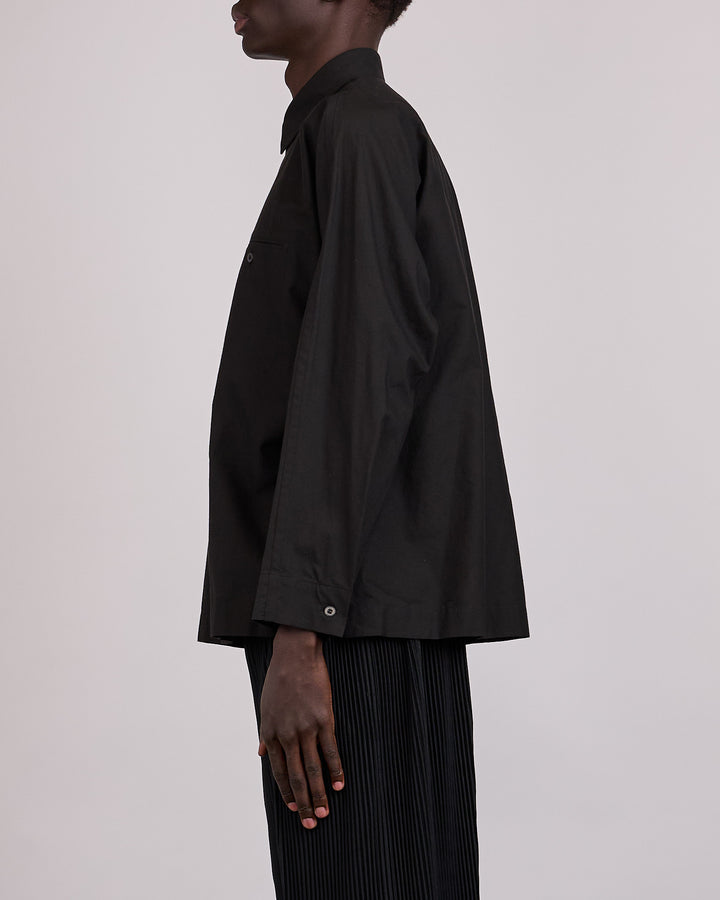 HOMME PLISSÉ ISSEY MIYAKE Streamline Button Shirt Black
