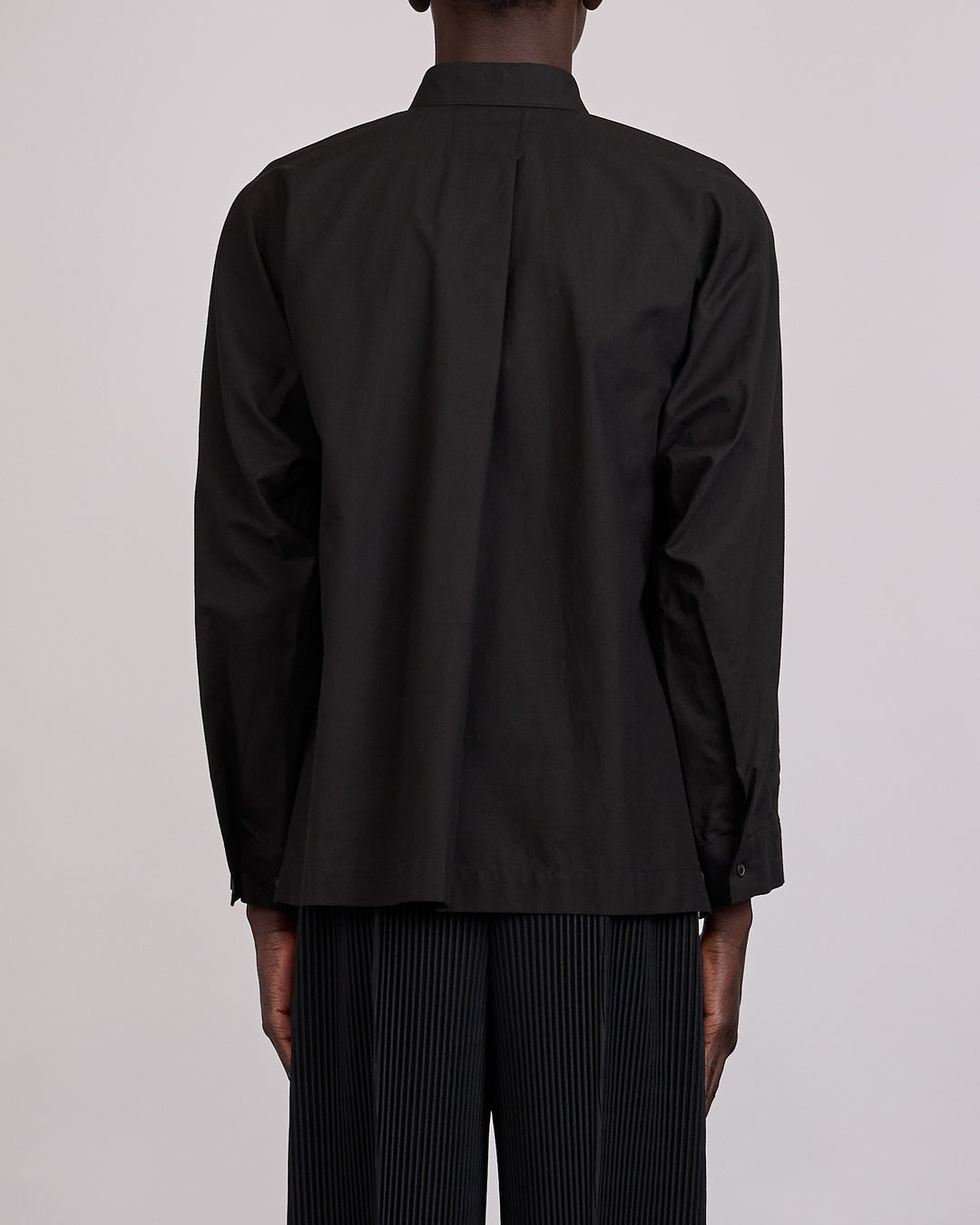 HOMME PLISSÉ ISSEY MIYAKE Streamline Button Shirt Black