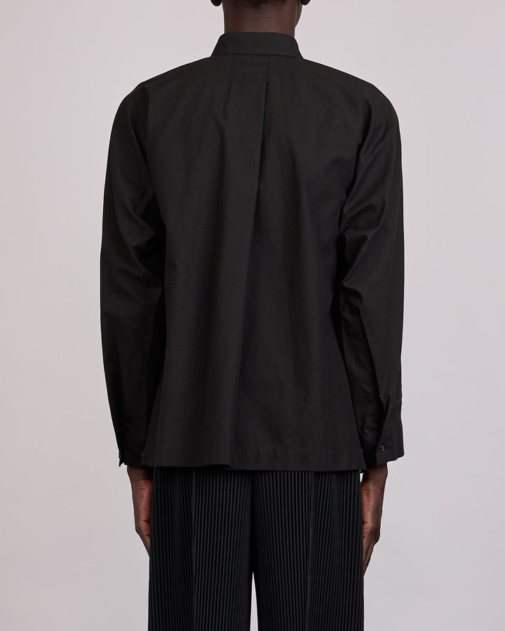 HOMME PLISSÉ ISSEY MIYAKE Streamline Button Shirt Black