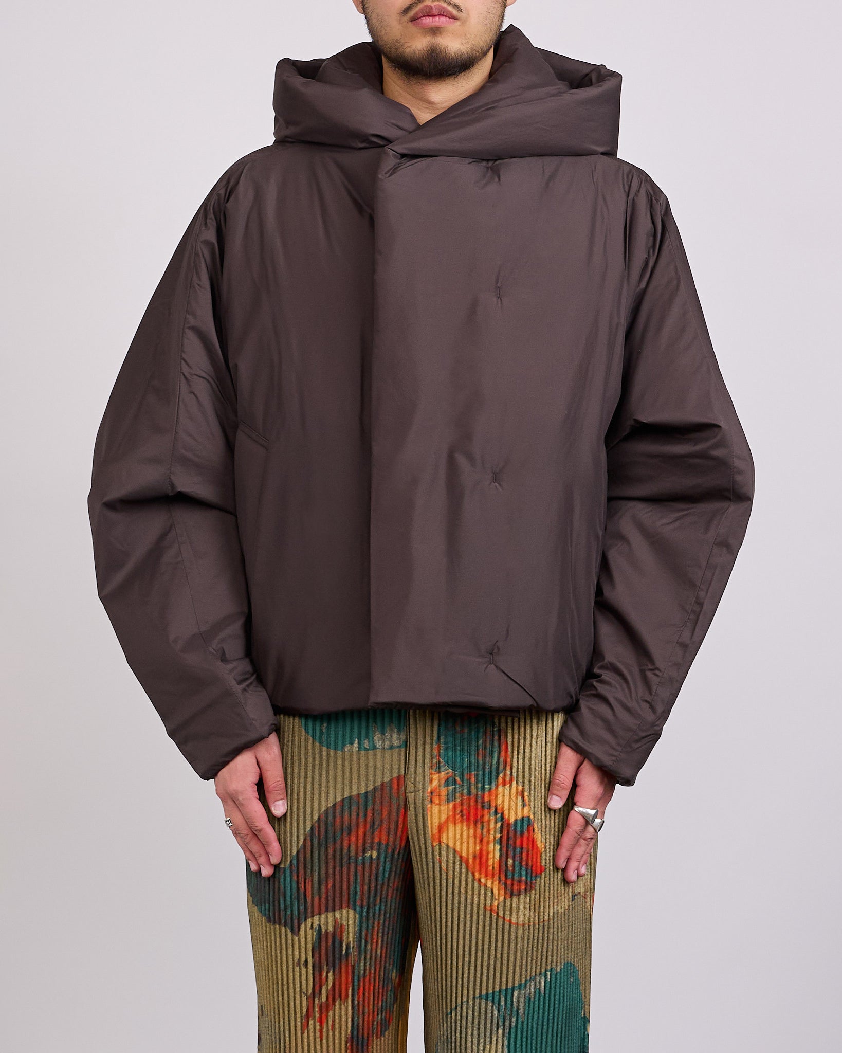 ★極希少 モヘア混★ CoSTUME HOMME 起毛 ピーコート HOMME PLISSÉ ISSEY MIYAKE Duvet Coat Brown – LESS 17