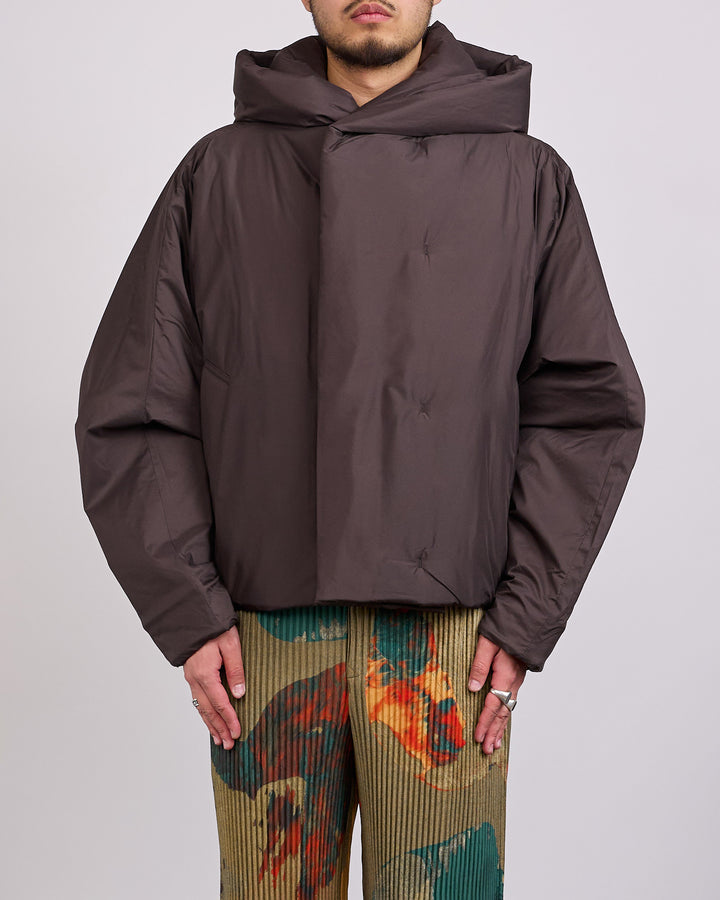 HOMME PLISSÉ ISSEY MIYAKE Duvet Coat Brown
