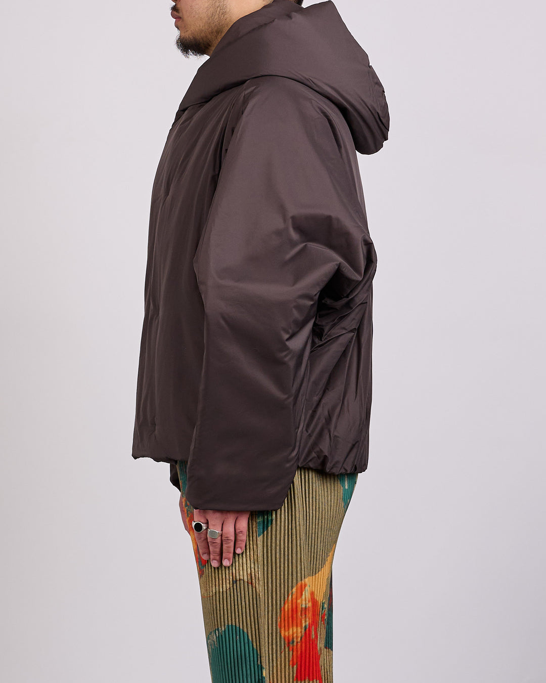 HOMME PLISSÉ ISSEY MIYAKE Duvet Coat Brown
