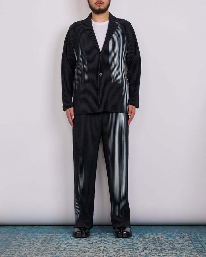 Issey Miyake Homme Plisse In the Shadow Pleats Blazer Black