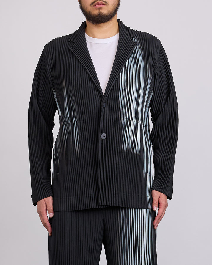 Issey Miyake Homme Plisse In the Shadow Pleats Blazer Black