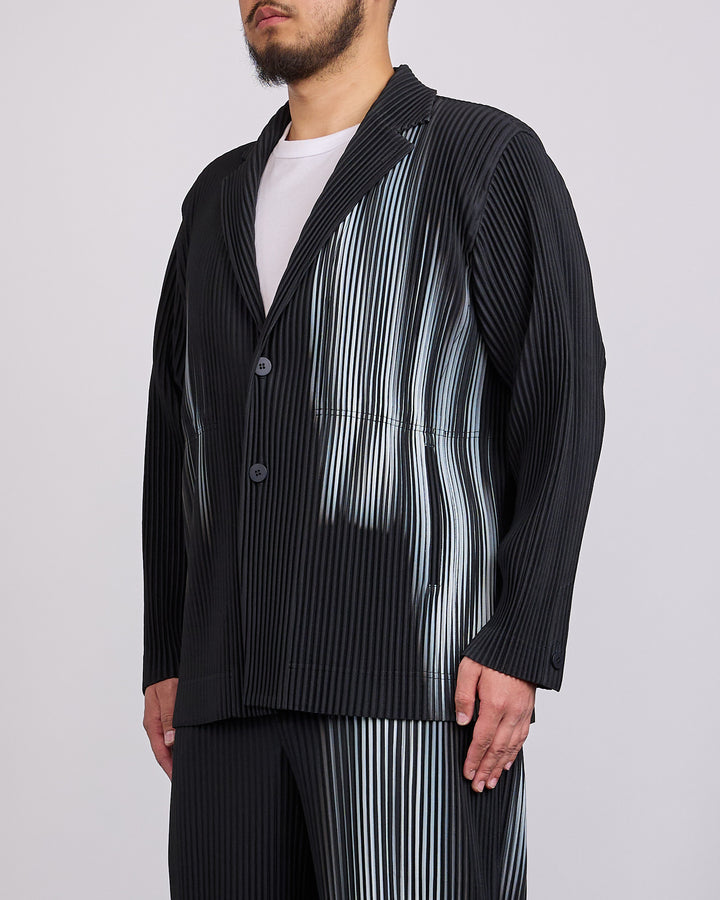 Issey Miyake Homme Plisse In the Shadow Pleats Blazer Black
