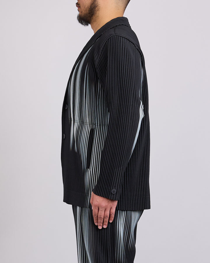 Issey Miyake Homme Plisse In the Shadow Pleats Blazer Black