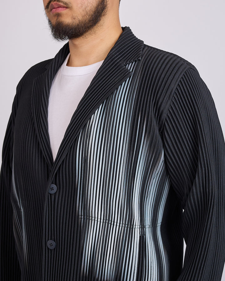 Issey Miyake Homme Plisse In the Shadow Pleats Blazer Black