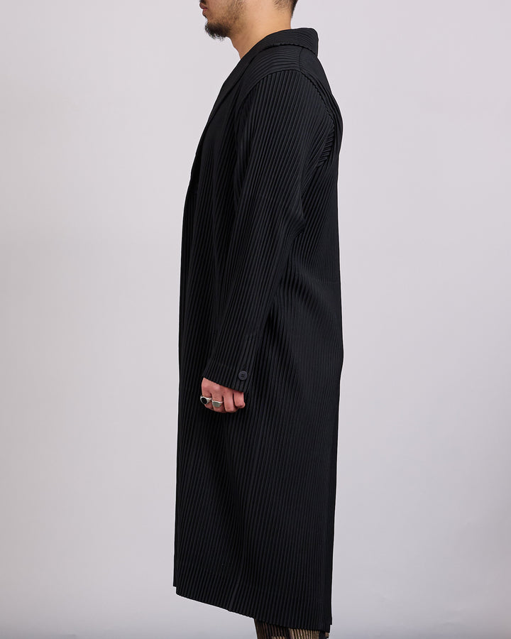 HOMME PLISSÉ ISSEY MIYAKE Tailored Pleats Coat Black