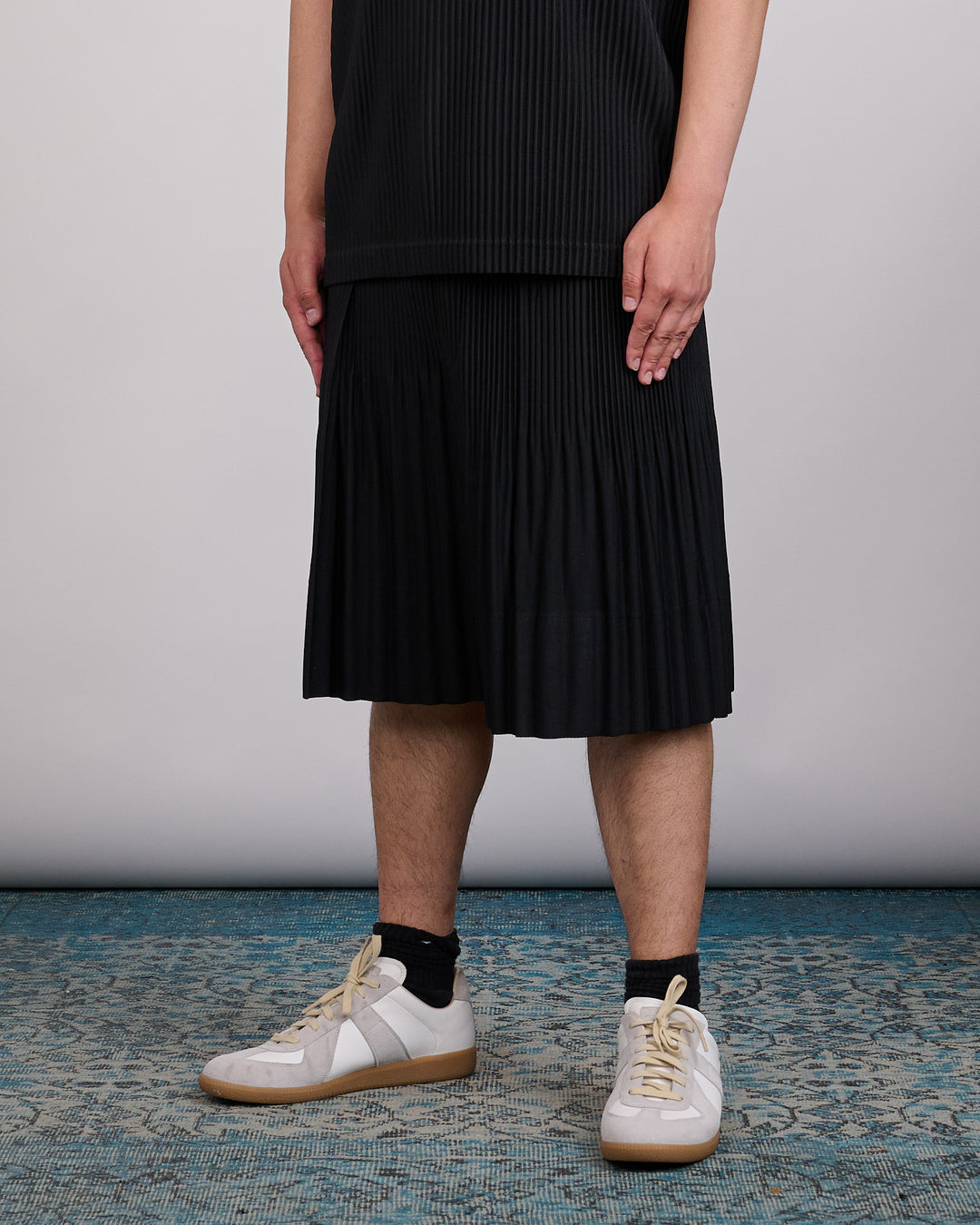 Issey Miyake Homme Plisse Variable Pleats June Short Black