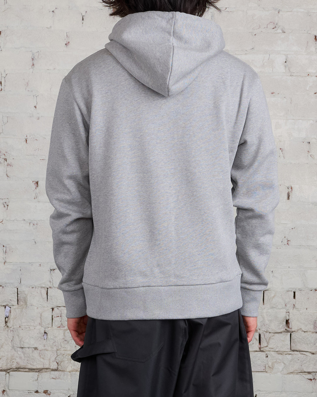 JW Anderson Cat Print Hoodie Mid Grey Melange