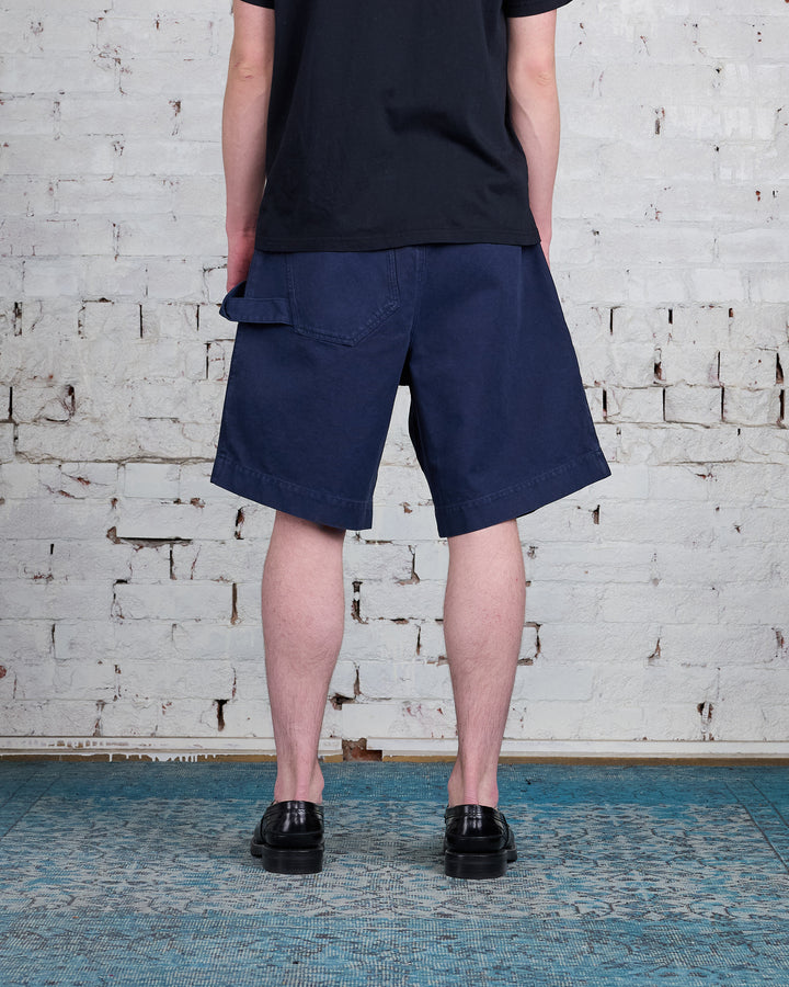 JW Anderson Clay Canvas Twisted Short Navy