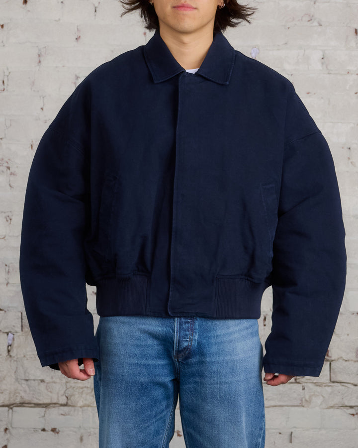 JW Anderson Cotton Canvas Blouson Navy