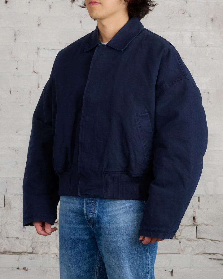 JW Anderson Cotton Canvas Blouson Navy