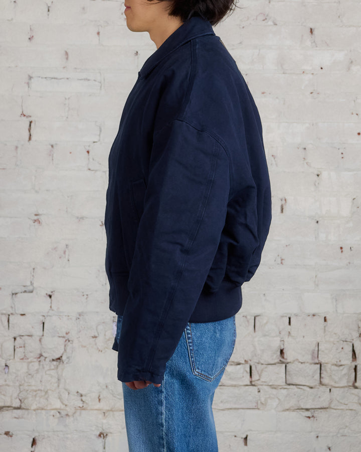 JW Anderson Cotton Canvas Blouson Navy