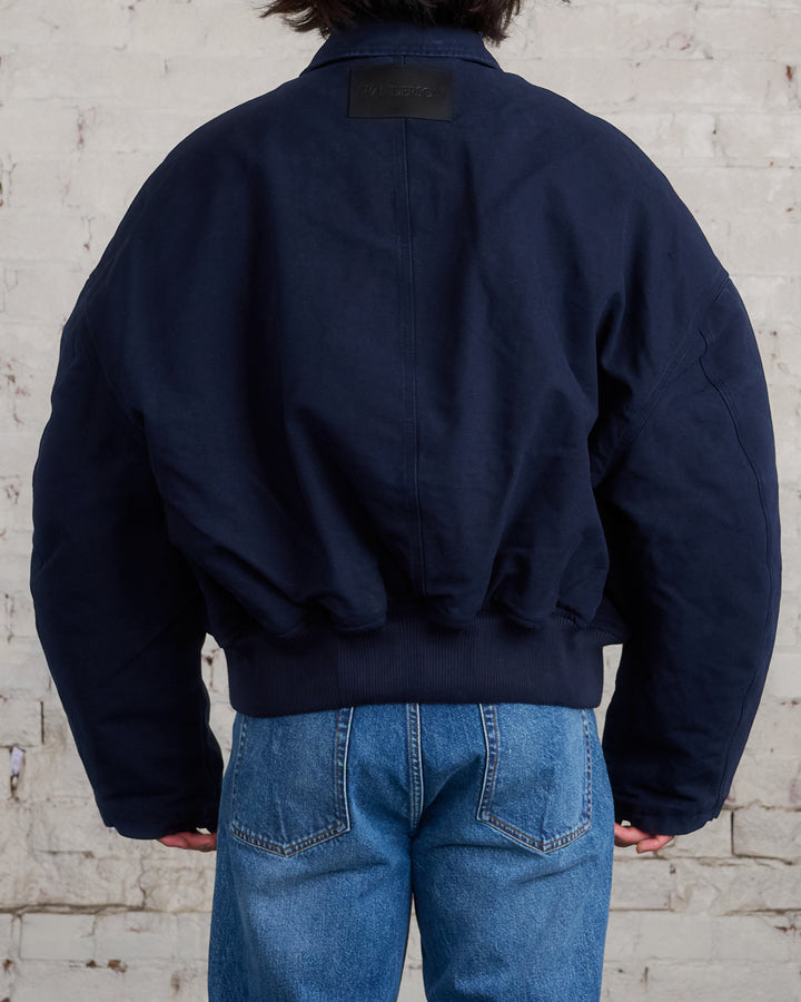 JW Anderson Cotton Canvas Blouson Navy