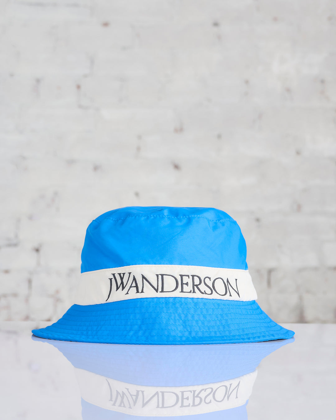 JW Anderson Logo Bucket Hat Blue / White