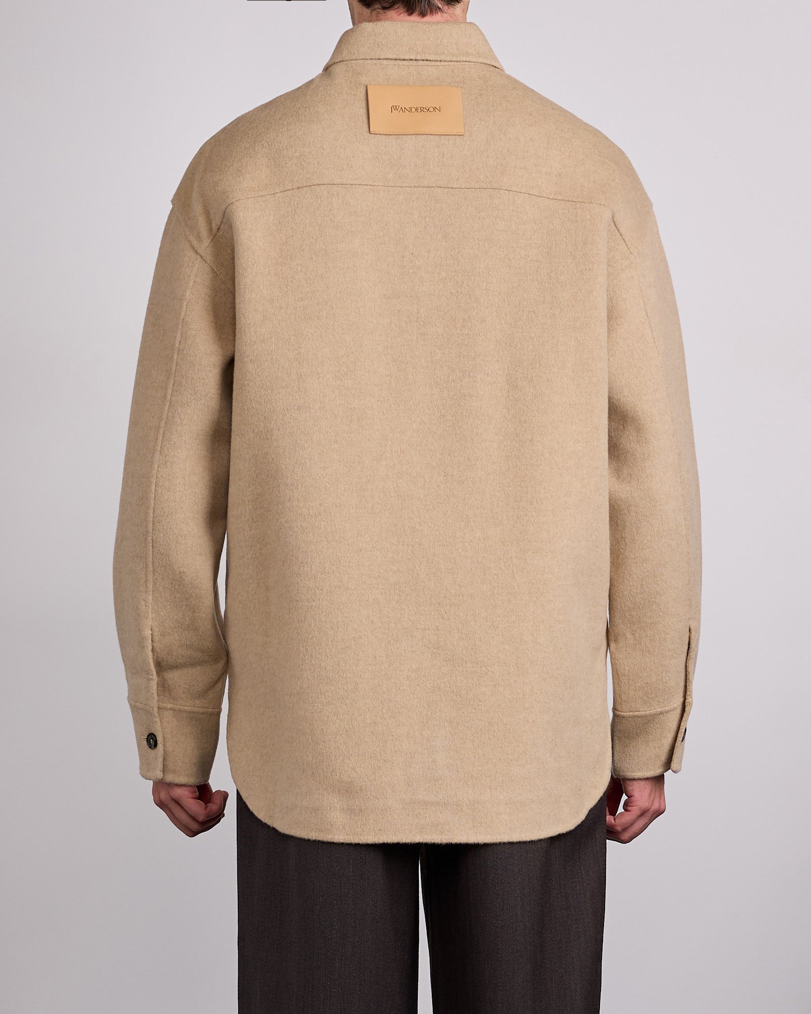 JW Anderson Oversized Shirt Jacket Clay Melange – LESS 17