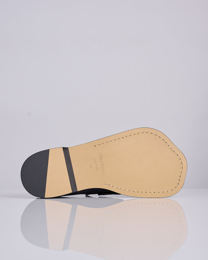 JW Anderson Paw Moccasin Black