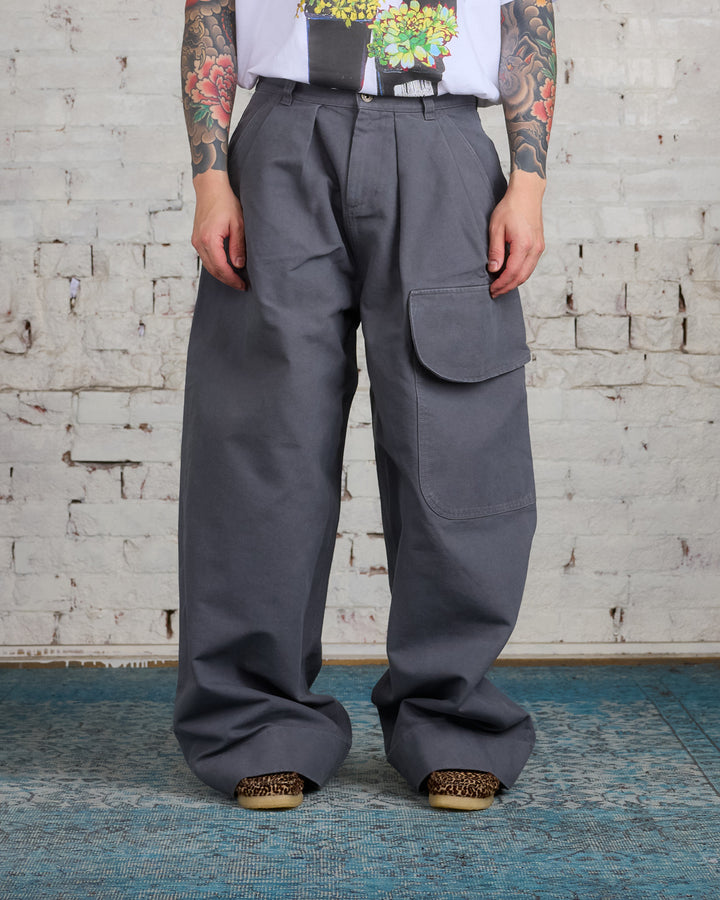 JW Anderson Relaxed Cargo Cotton Trouser Grey