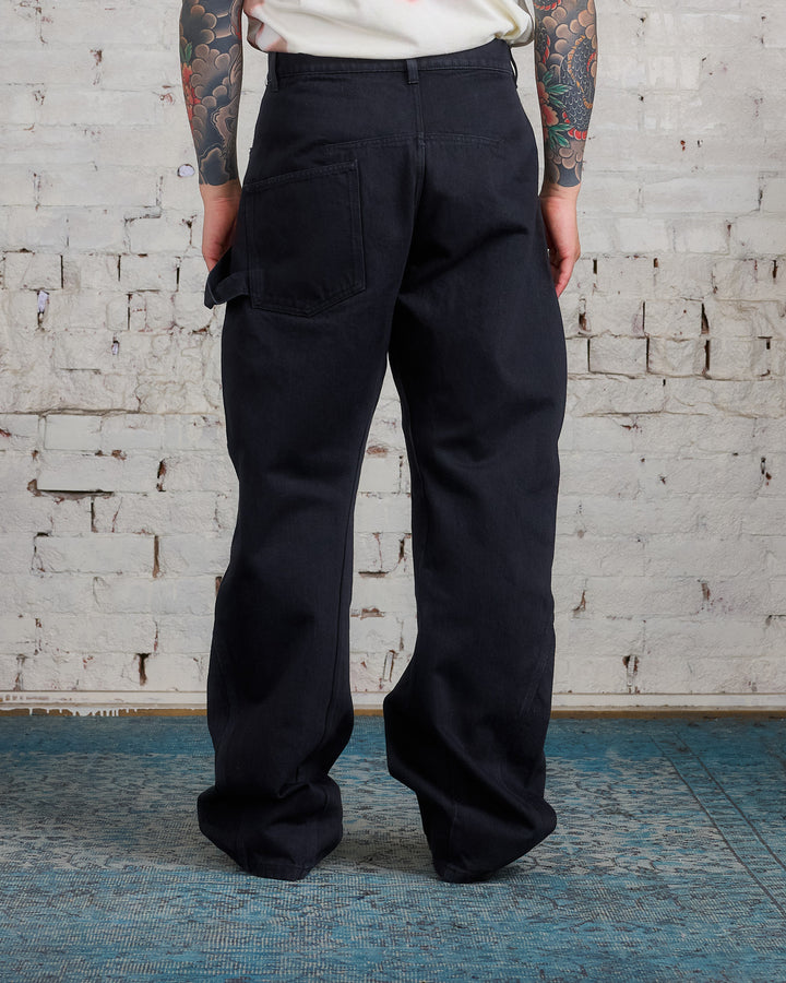 JW Anderson Twisted Workwear Jean Rinse Black