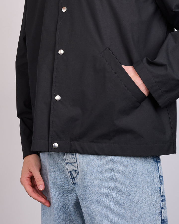 Jil Sander Back Logo WR Dry Cotton Blouson Jacket  Black